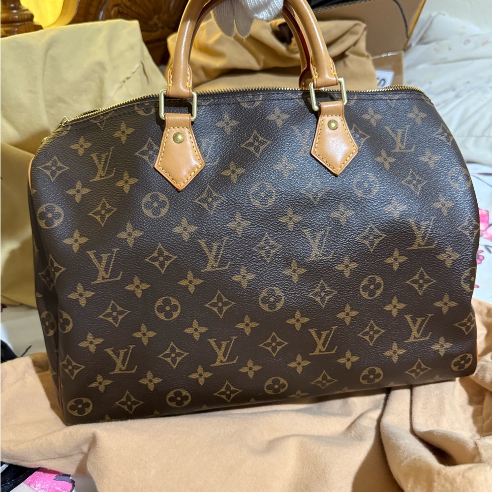 Louis Vuitton Brown Monogram Crossbody Bag